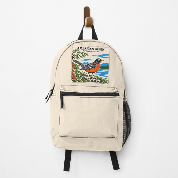 Artikelvorschau, American Robin Vintage Nature Poster entworfen und verkauft von American Fieldmark Studio.