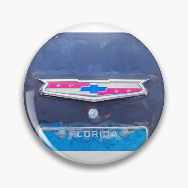 Item preview, 1956 Gray Chevy Bel Air Trunk Emblem designed and sold by RichFrancoCars.