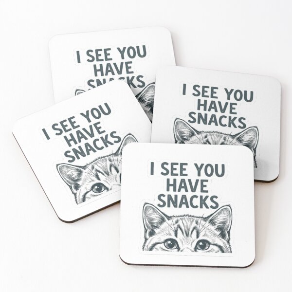 Item preview, I See You Have Snacks Cat designed and sold by PrintforDesign.