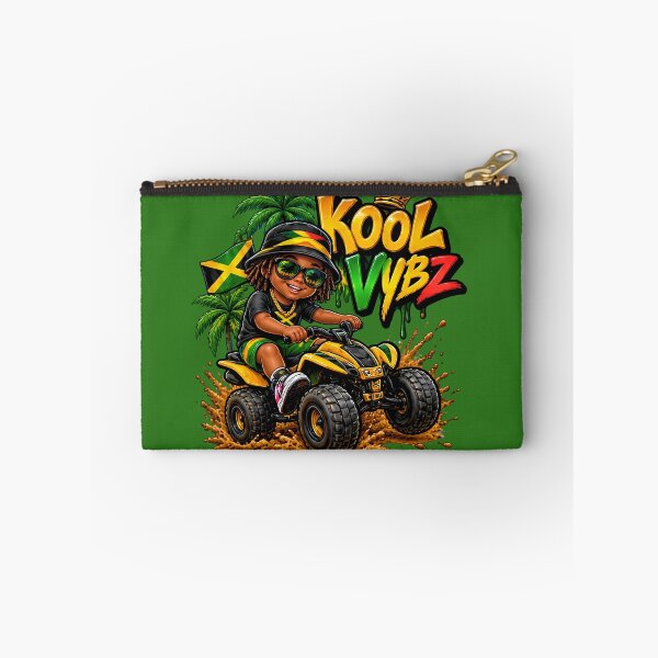 Item preview, Kool Vybz Jamaica Quad Biking Kid Reggae Vibe Art designed and sold by digitalbob60.