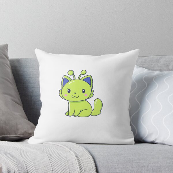 Item preview, Little Baby Green Alien Kitten designed and sold by casserolestan.