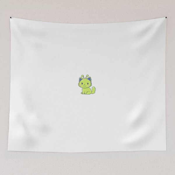 Item preview, Little Baby Green Alien Kitten designed and sold by casserolestan.