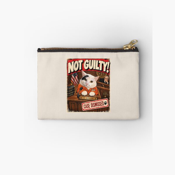 Item preview, Not Guilty Cat – Funny Courtroom Cat designed and sold by ByJeffro.