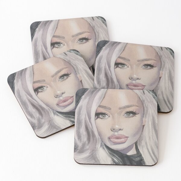Item preview, Glamour Blonde Female Watercolor Portrait designed and sold by SlavaArt.