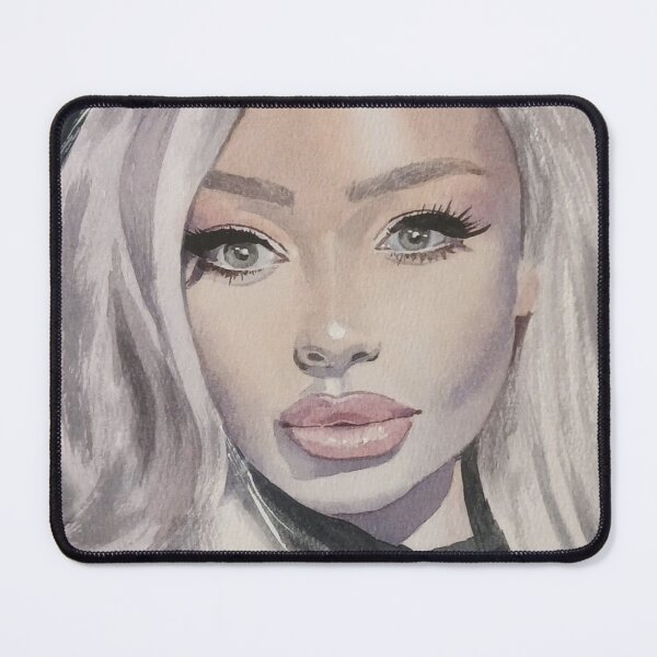 Item preview, Glamour Blonde Female Watercolor Portrait designed and sold by SlavaArt.