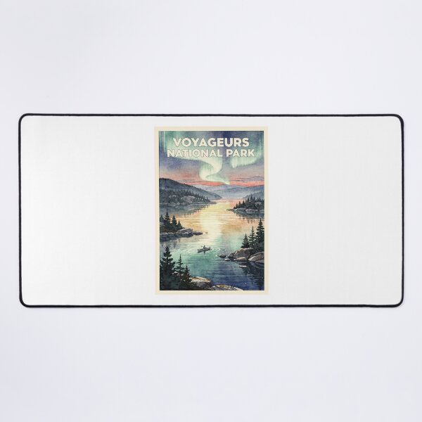 Item preview, Voyageurs National Park Minnesota Vintage Watercolor Travel designed and sold by Teelogic.