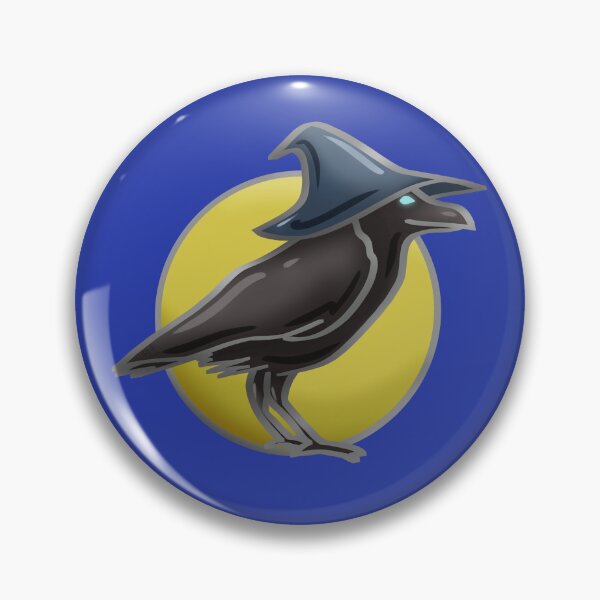 Item preview, Raven with a witch's hat designed and sold by AssortedDrawings.