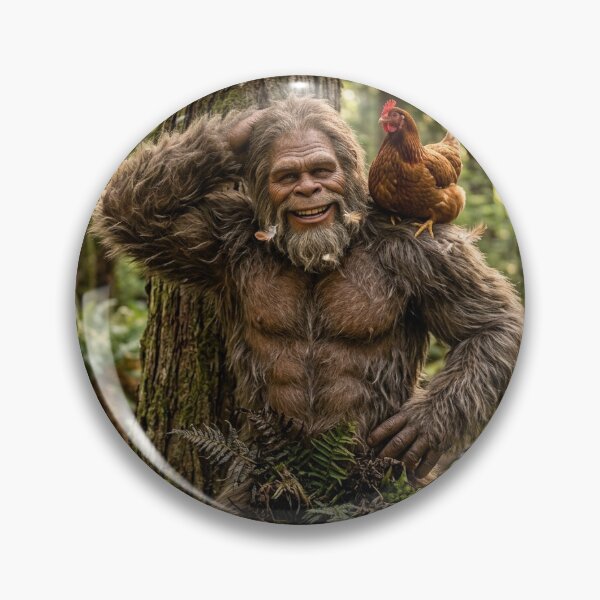 Item preview, BIGFOOT AND HIS PET CHICKEN designed and sold by MattNel1.