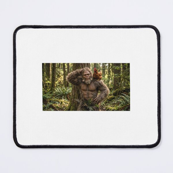 Item preview, BIGFOOT AND HIS PET CHICKEN designed and sold by MattNel1.