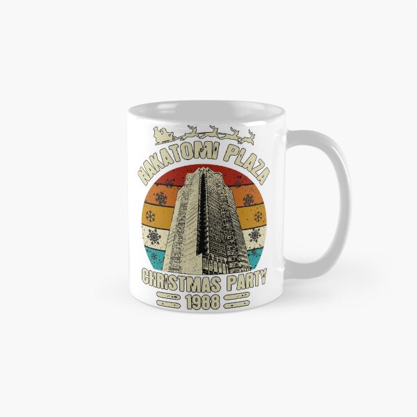 Item preview, Die Hard Christmas Party Xmas Hans Gruber Design Nakatomi Plaza 1988 Jumper Tee Shirt Mug Dress Pillow Throw Santa Movie Snow Funny Deck The Hans designed and sold by Cool Robot Bro..