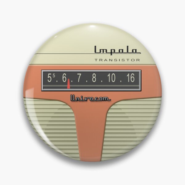 Item preview, Vintage Transistor Radio - Impala Aged Orange designed and sold by ubiquitoid.