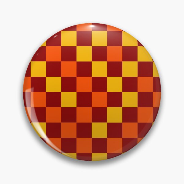 Item preview, Orange And Yellow On Red Checkered Pattern   designed and sold by PatternTitan.