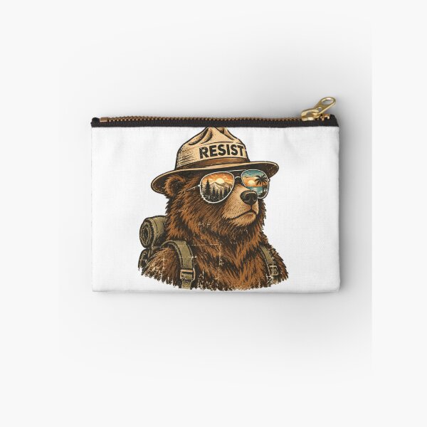 Item preview, Resist Bear Park Ranger Outdoors Explorer Environmentalist Activist designed and sold by HumansStuck12.