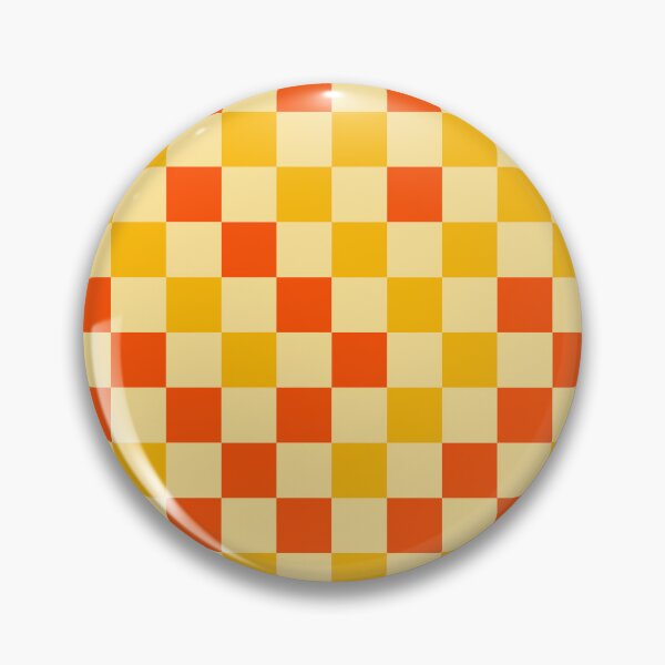 Item preview, Orange And Yellow On Yellow Checkered Pattern   designed and sold by PatternTitan.