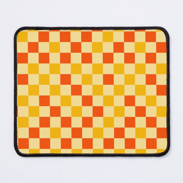 Item preview, Orange And Yellow On Yellow Checkered Pattern designed and sold by PatternTitan.