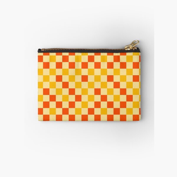 Item preview, Orange And Yellow On Yellow Checkered Pattern   designed and sold by PatternTitan.