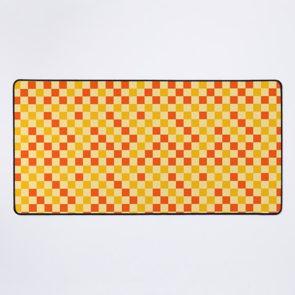 Item preview, Orange And Yellow On Yellow Checkered Pattern designed and sold by PatternTitan.