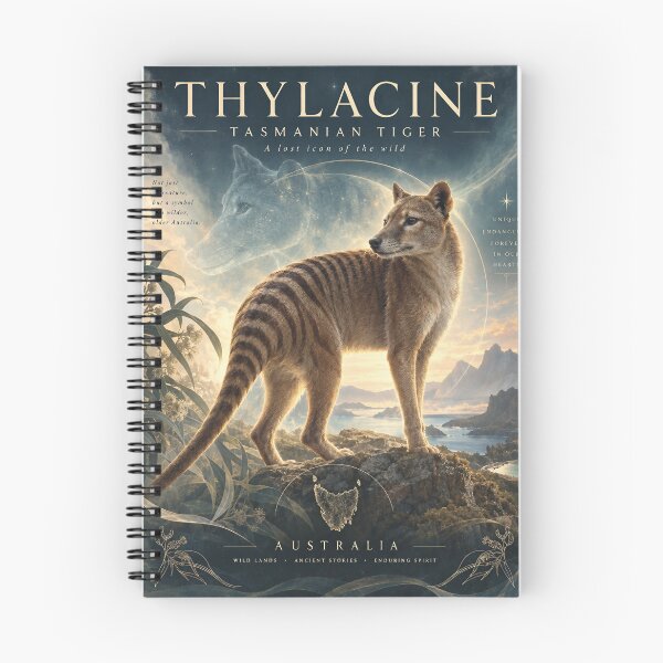 Item preview, Thylacine Tasmanian Tiger Australia –  Wildlife Design designed and sold by Jandedan.