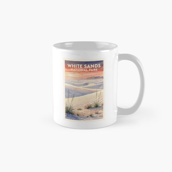 Item preview, White Sands National Park New Mexico Vintage Watercolor Travel designed and sold by Teelogic.