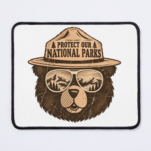 Item preview, Protect Our National Parks Outdoor Adventure Conservation Nature Lover designed and sold by HumansStuck12.