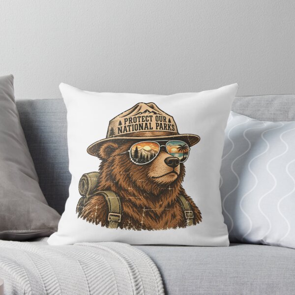 Item preview, Protect Our National Parks Bear Ranger Outdoors Conservation designed and sold by HumansStuck12.
