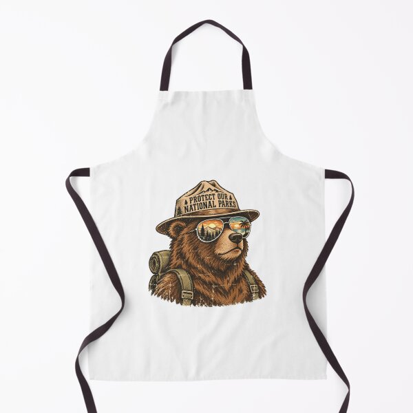 Item preview, Protect Our National Parks Bear Ranger Outdoors Conservation designed and sold by HumansStuck12.