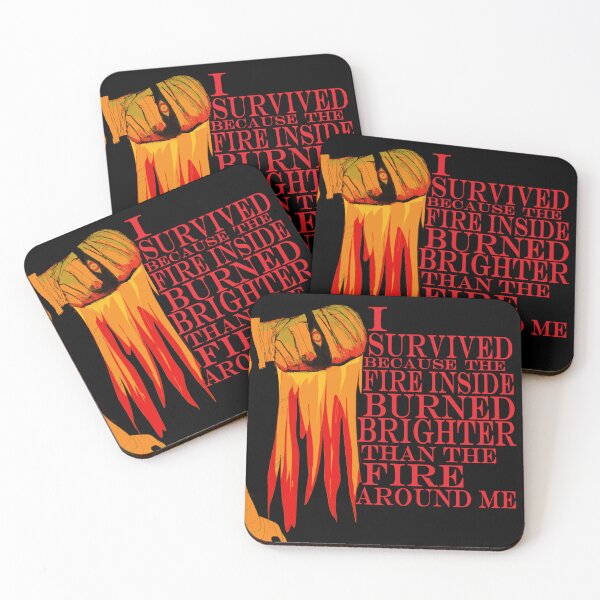 Item preview, Fiery Survivor and Inspiring Quote | Joshua Graham (Videogame Character)  designed and sold by CoolHistoryMan.