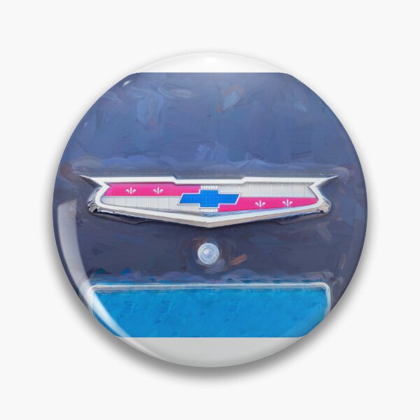 Item preview, 1956 Gray Chevy Bel Air Trunk Emblem designed and sold by RichFrancoCars.