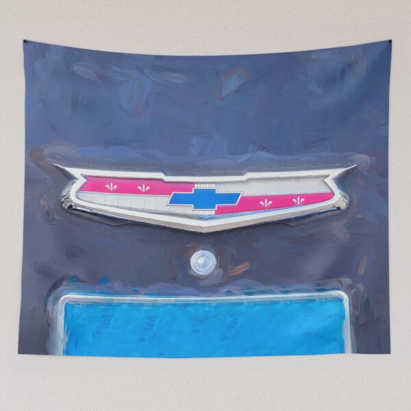 Item preview, 1956 Gray Chevy Bel Air Trunk Emblem designed and sold by RichFrancoCars.