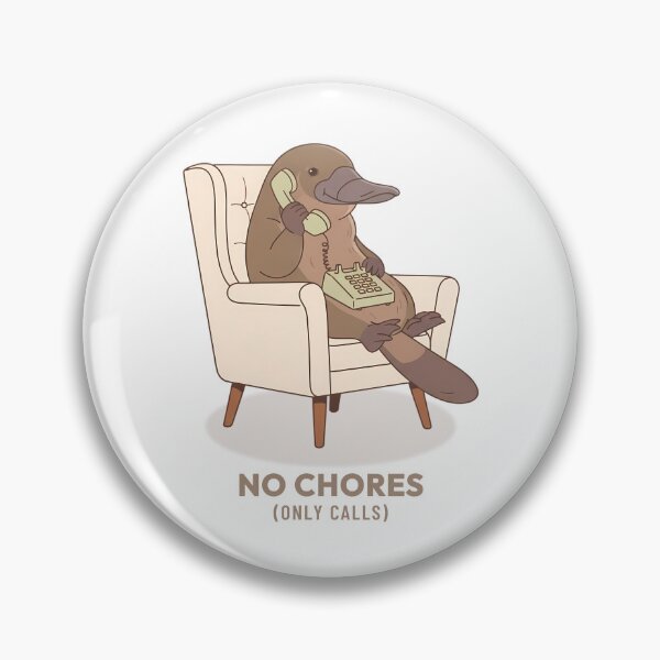 Item preview, Platypus Talking on Vintage Phone Art designed and sold by COZY VINTAGE animal.