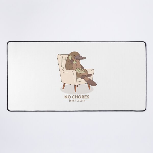 Item preview, Platypus Talking on Vintage Phone Art designed and sold by COZY VINTAGE animal.