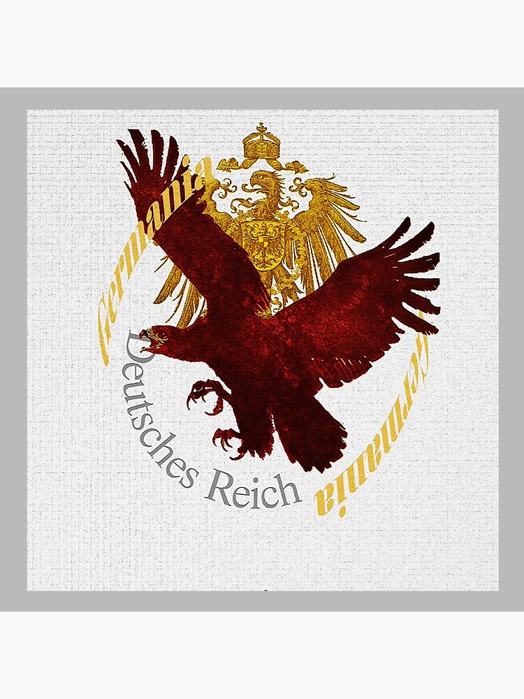 Lámina rígida «Águila alemana ... natural y simbólica» de edsimoneit |  Redbubble
