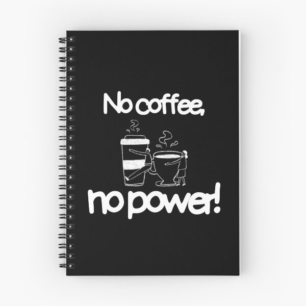 Item preview, Powered By Coffee Funny Workplace Humor Caffeine Addict Dark Mode designed and sold by LensDyn™.