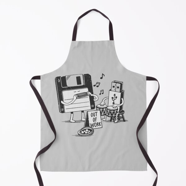 Item preview, Retro Technology Funny Floppy Disk "Out Of Work" designed and sold by Nerd Shizzle.