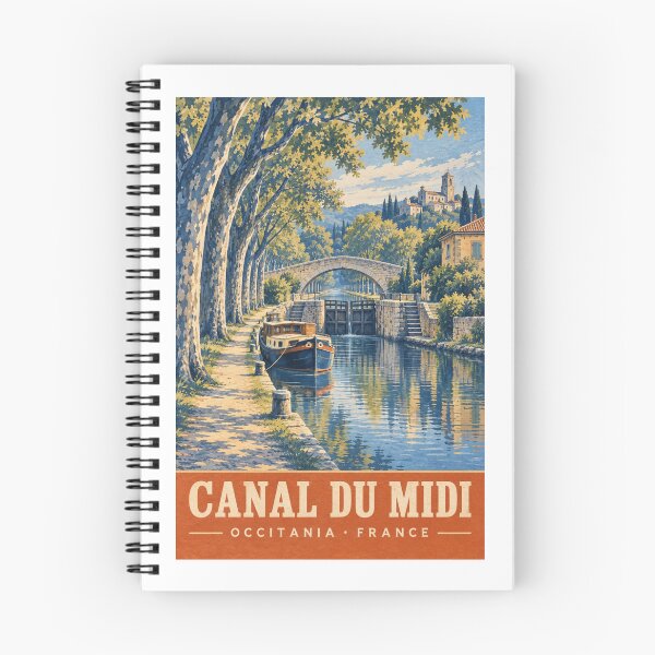 Item preview, Canal du Midi - Occitania - France designed and sold by GoodOldVintage.