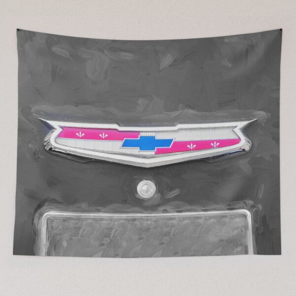 Item preview, 1956 Gray Chevy Bel Air Trunk Emblem designed and sold by RichFrancoCars.
