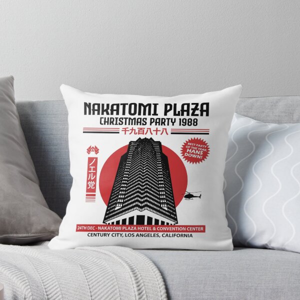 Item preview, Die Hard Christmas Party Xmas Hans Gruber Design Nakatomi Plaza 1988 Jumper Tee Shirt Mug Dress Pillow Throw Santa Movie Snow Funny Deck The Hans designed and sold by Cool Robot Bro..