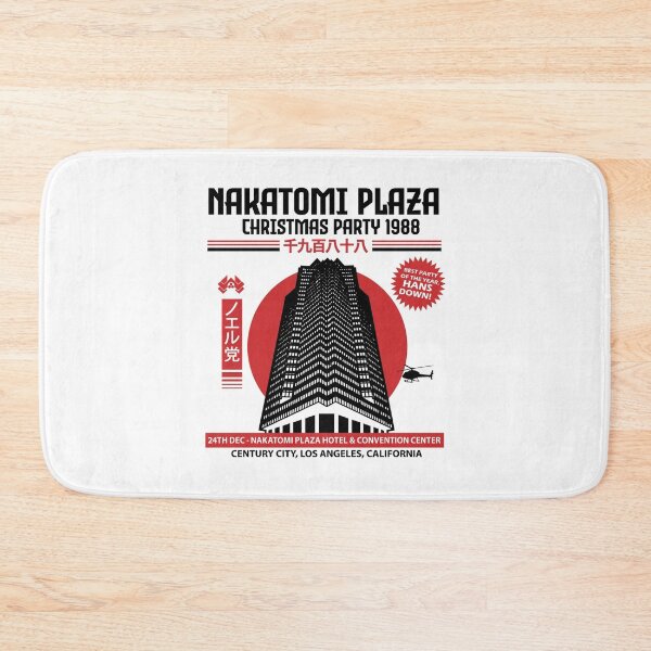 Item preview, Die Hard Christmas Party Xmas Hans Gruber Design Nakatomi Plaza 1988 Jumper Tee Shirt Mug Dress Pillow Throw Santa Movie Snow Funny Deck The Hans designed and sold by Cool Robot Bro..