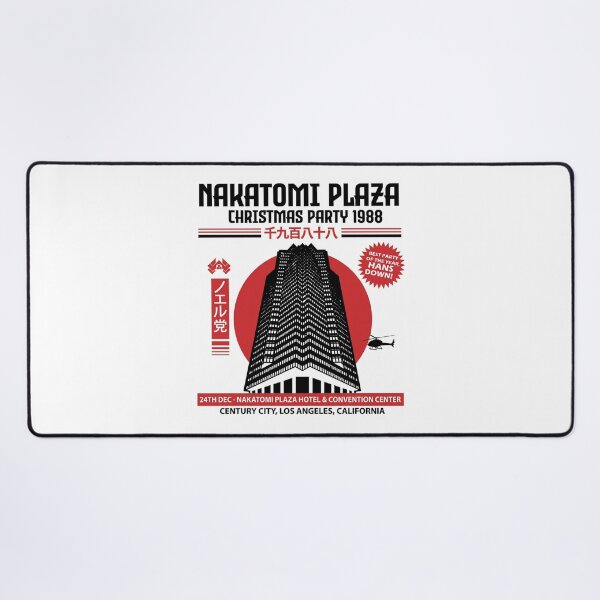 Item preview, Die Hard Christmas Party Xmas Hans Gruber Design Nakatomi Plaza 1988 Jumper Tee Shirt Mug Dress Pillow Throw Santa Movie Snow Funny Deck The Hans designed and sold by Cool Robot Bro..
