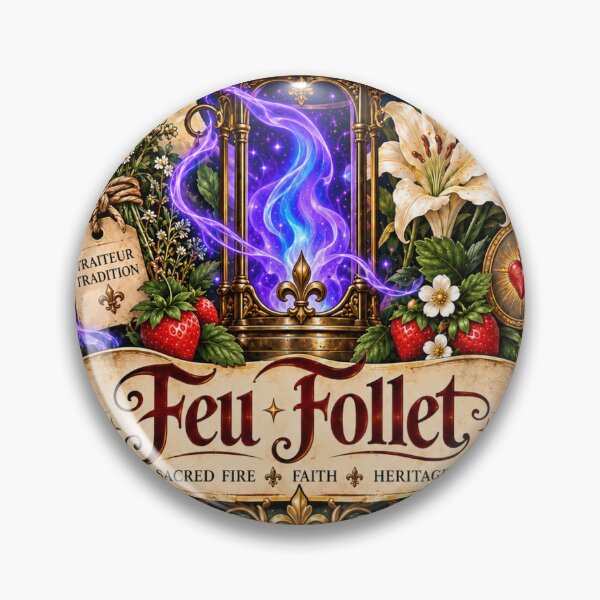 Item preview, Feu Follet - Saints, Shadows, and Strawberries designed and sold by authorlailaflorane.