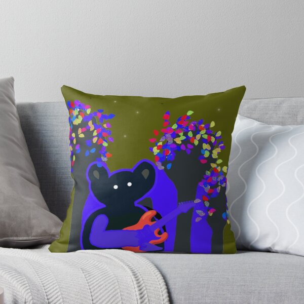 Item preview, Cute Cosmic Bear Playing Electric Guitar in Magical Forest designed and sold by AWADHESH  CHAURASIA.