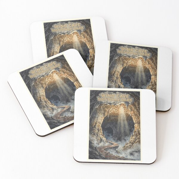 Item preview, Wind Cave National Park South Dakota Vintage Watercolor Travel designed and sold by Teelogic.