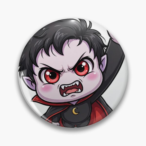 Item preview, Cute Baby Vampire Halloween Design | Grumpy Chibi Vampire Art designed and sold by Neshmi.
