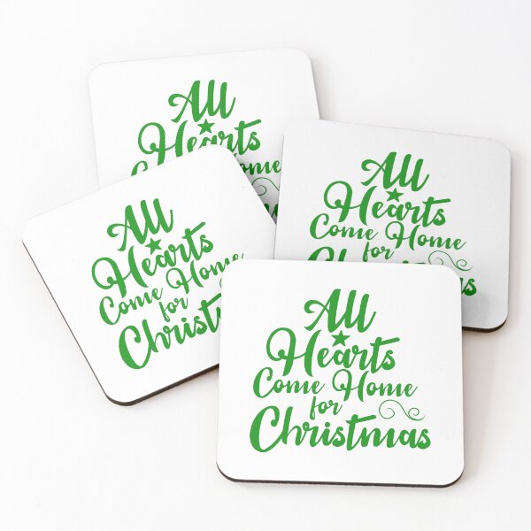Item preview, All Hearts Come Home for Christmas Quote Holiday Vibes designed and sold by FuzionRaptor.