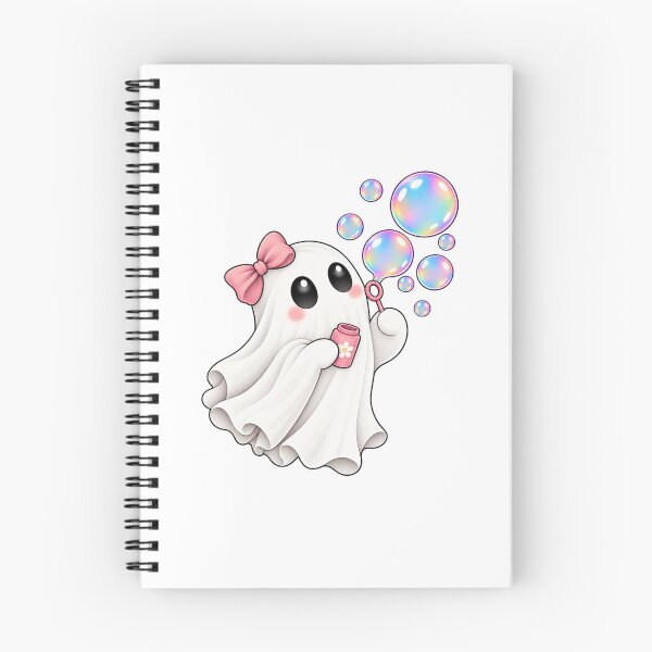 Item preview, Cute Ghost Blowing Bubbles designed and sold by House Of Hauntlings.