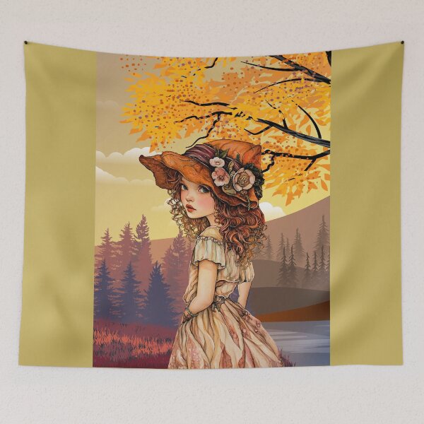 Item preview, OUT FOR A WALK ON A CRISP FALL DAY designed and sold by Tammera.