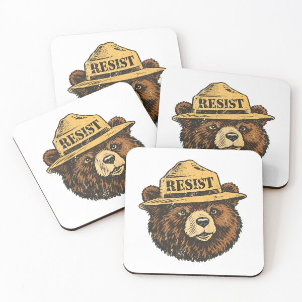 Item preview, Resist Activism Protest Bear Political Statement designed and sold by HumansStuck12.