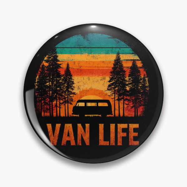 Item preview, Retro Van Life Road Trip Camper Van Adventure designed and sold by D-Oles-Mercher.