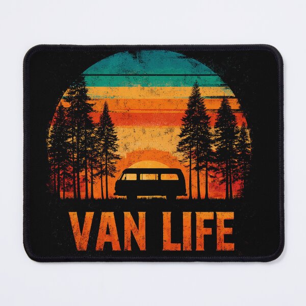 Item preview, Retro Van Life Road Trip Camper Van Adventure designed and sold by D-Oles-Mercher.
