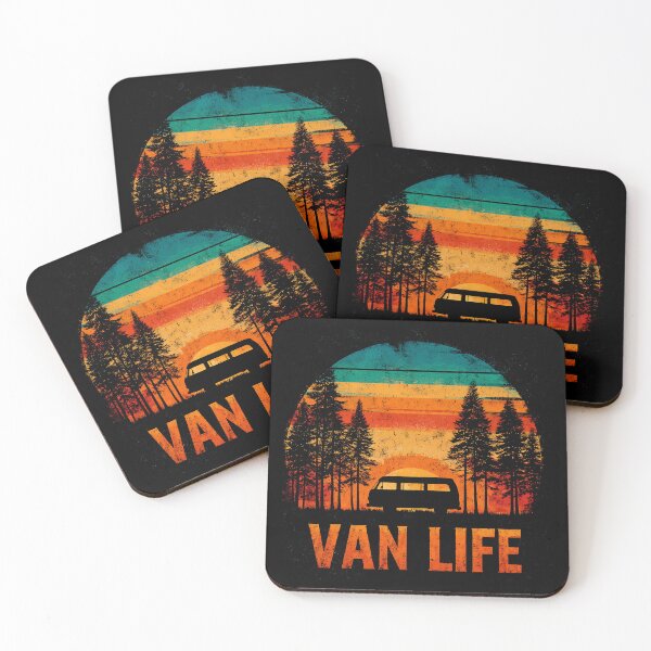 Item preview, Retro Van Life Road Trip Camper Van Adventure designed and sold by D-Oles-Mercher.